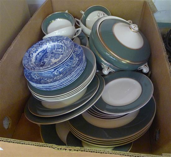 Crown Ducal dinner service, spode Copland flower pattern ware